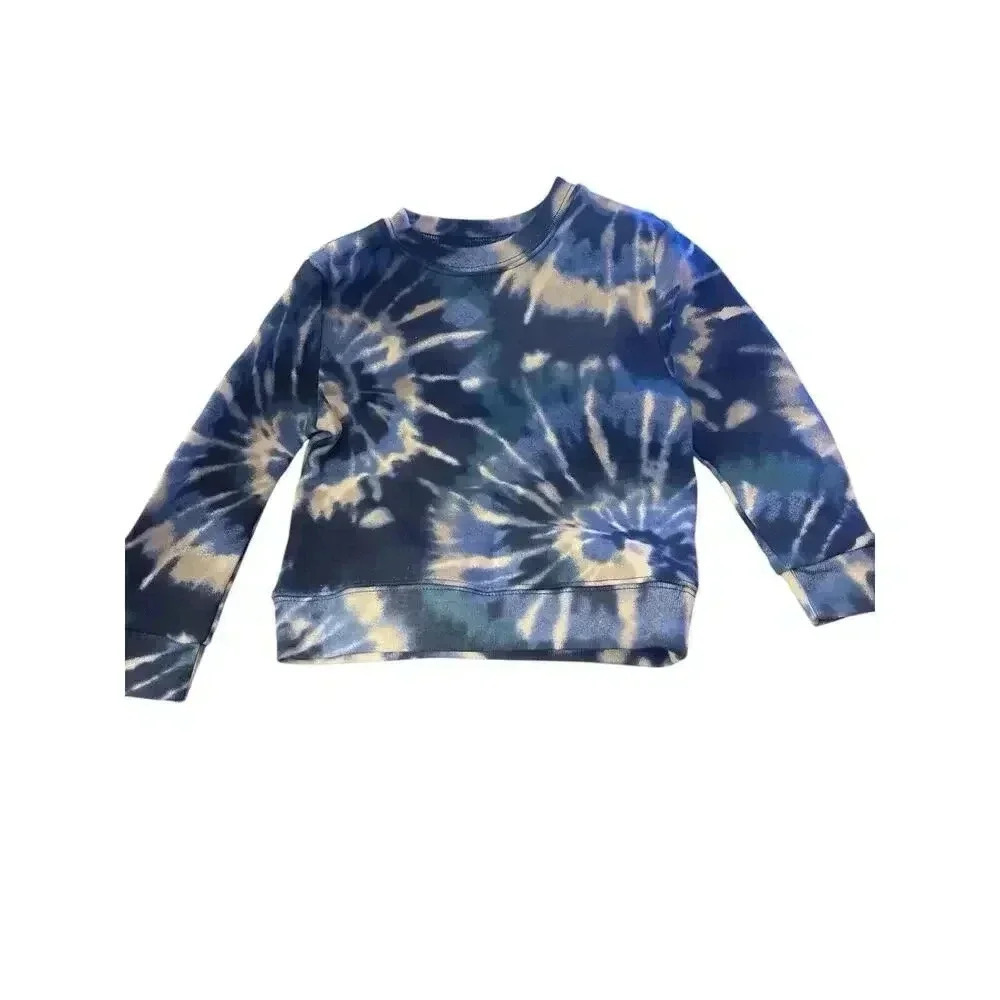 GARAINIMAL SIZE 24 MONTH BLUE AND WHITE TIE DYE SWEATSHIRT